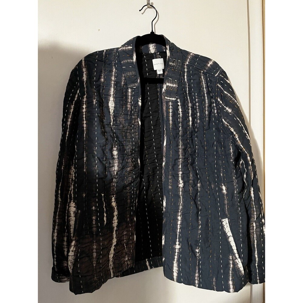 Pure Jill Elements Shibori Kantha Quilted Jacket